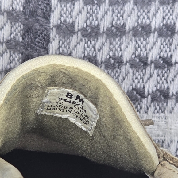 SPERRY ANGELFISH LEOPARD JACQUARD SLIP-ON BOAT SHOES TOPSIDER TAN/GOLD SIZE 8 - Picture 8 of 9